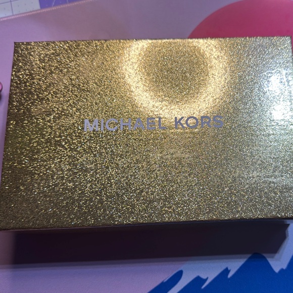Michael Kors Black and Gold Clutch with Metallic Accents - Picture 8 of 8